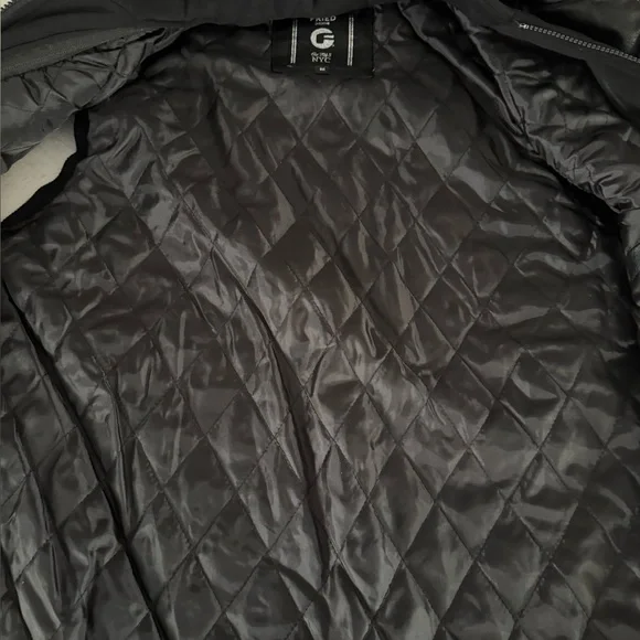 Men's Fried Denim NYC Black Faux Leather Biker Vest, Size Medium. - Picture 4 of 16